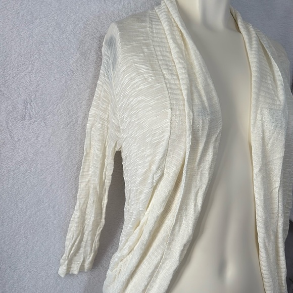 Made In USA Knit Cardigan‎ Open Front Lightweight Cover Up X-Large - Picture 2 of 4